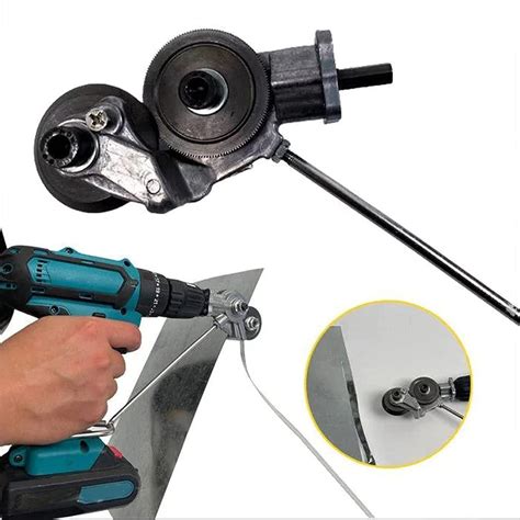 sheet metal nibbler drill attachment harbor freight|cordless nibblers for cutting metal.